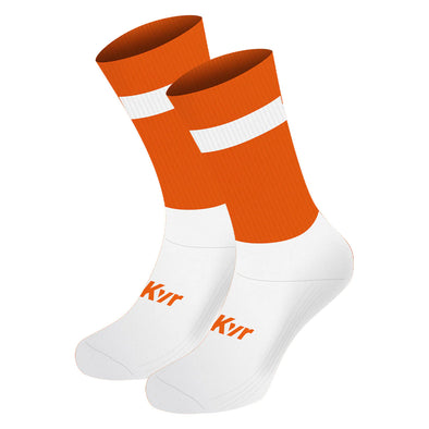 Mc Keever Armagh GAA Official Home Sock - Orange/White